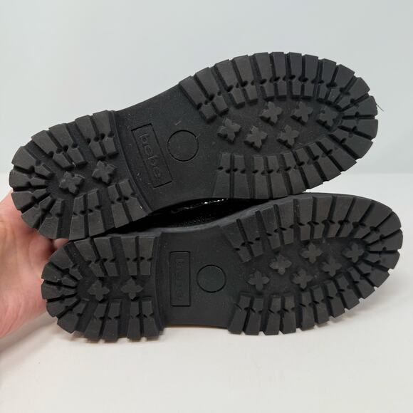 Bebe Combat Boots Women's 6 Side Zip Dayani-J Boot Beaded - Picture 9 of 10